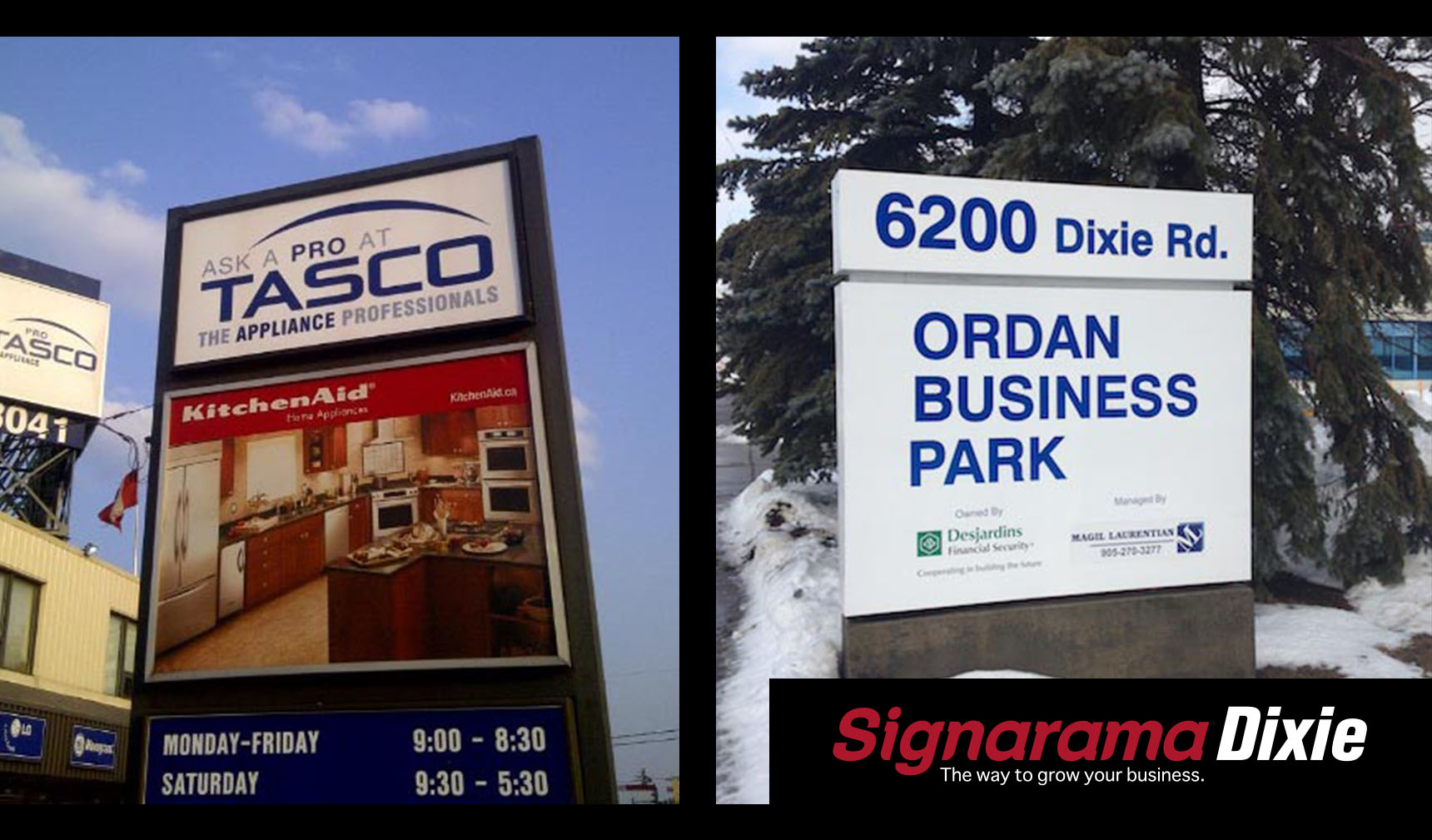 customized pylon sign